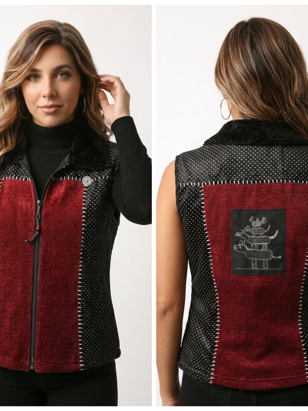 Like New |•K.D. SPRING•| Unique Velvet Vest